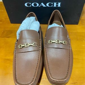 Men’s Coach leather loafers